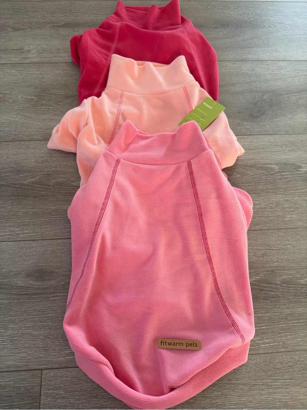 fitwarm pets Pink Fleece Dog Sweater - Cozy Pet Pullover